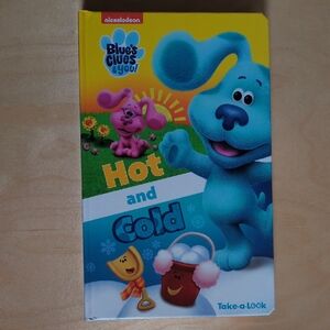 NEW Blue's Clues & You Board Book Hot and Cold Opposites Take A Look Nickelodeon